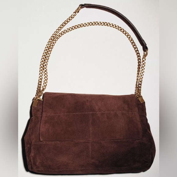 ZARA LEATHER SHOULDER BAG - Picture 10 of 16